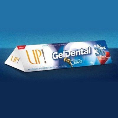Gel Dental UP! - Ação Total com Óleo de Cravo e Menta